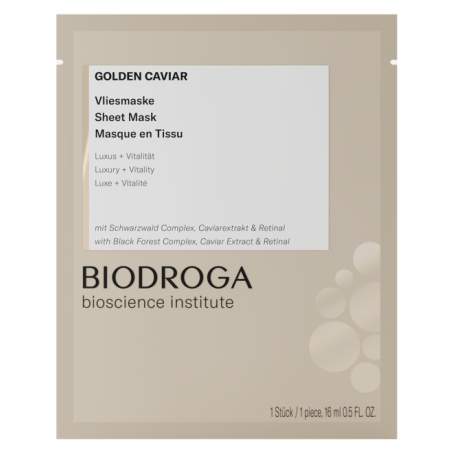 Golden Caviar textilní maska 1ks BIODROGA