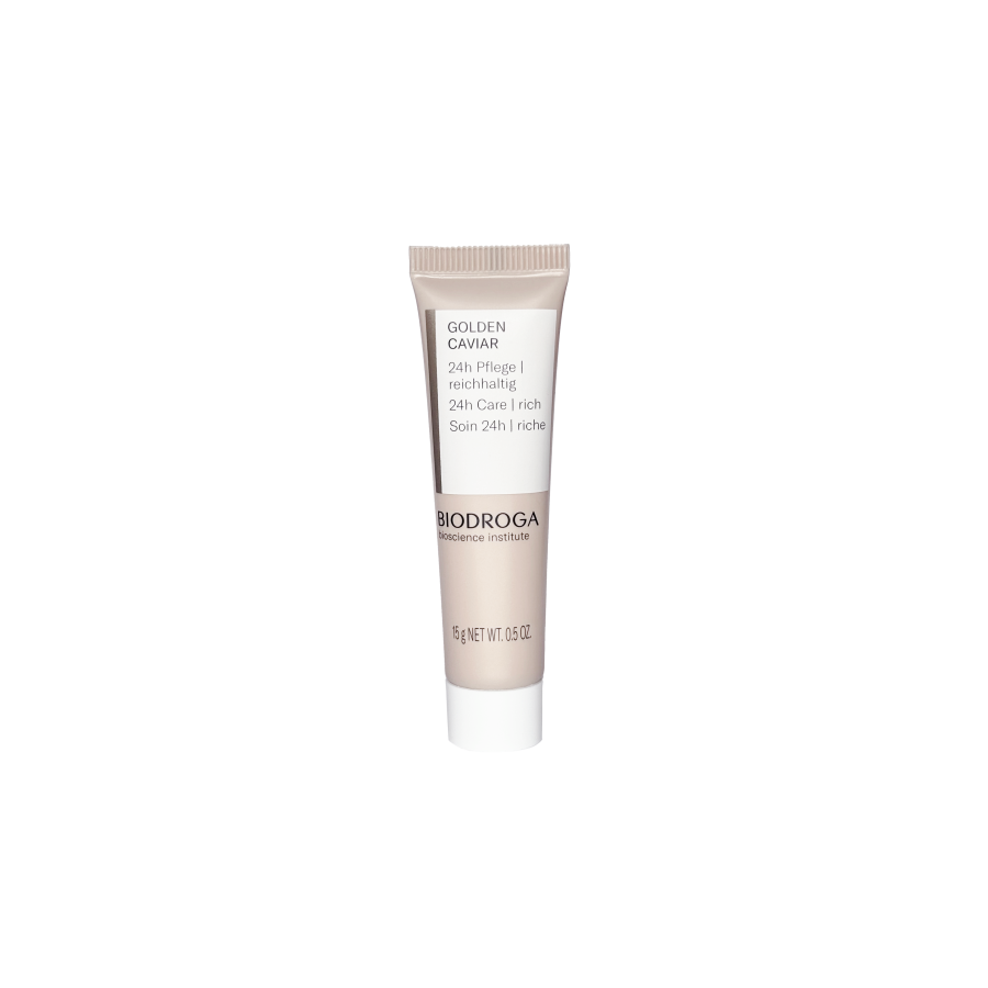 Golden Caviar 24hodinový krém pro suchou pleť 15ml cestovní balení BIODROGA Golden Caviar 24hodinový krém pro suchou pleť 15ml cestovní balení BIODROGA