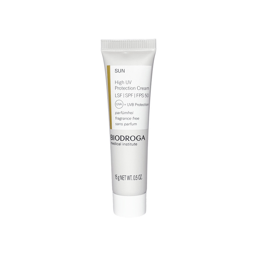 Krém s vysokou UV ochranou SPF 50 15ml cestovní balení BIODROGA